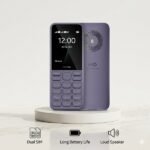 Nokia 130 Music Dual Sim 2G Keypad Mobile (4 MB, 4 MB, Purple, 2.4")
