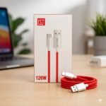 OnePlus 120W SuperVOOC USB to Type-C Fast Charging Cable | 10A Output | High-Speed Data Sync | 1 Meter
