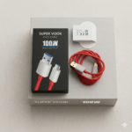 Super VOOK 100W Fast Charging USB to Type-C Cable | High Speed Data Sync | Durable Red Cable